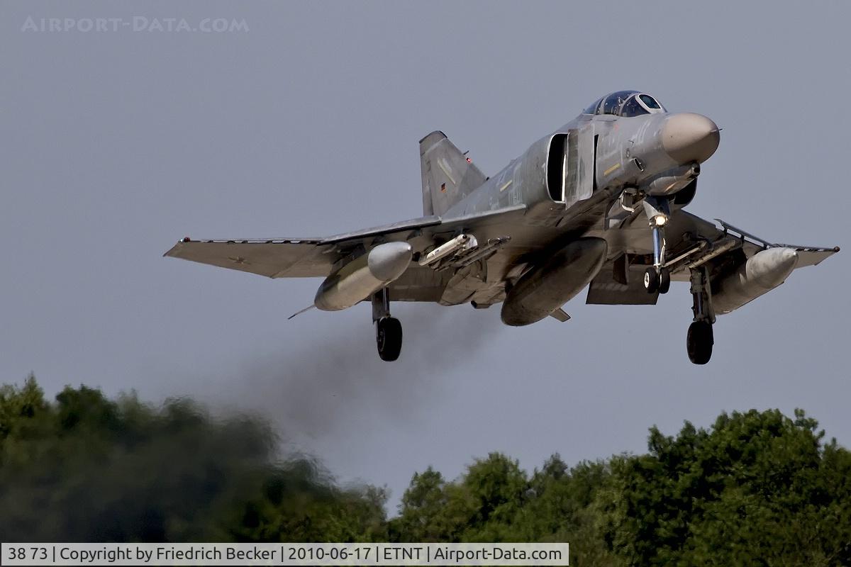 38 73, 1972 McDonnell Douglas F-4F Phantom II C/N 4791, on final