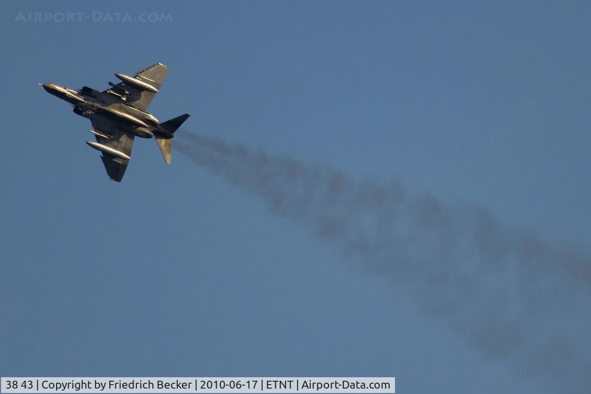 38 43, 1972 McDonnell Douglas F-4F Phantom II C/N 4733, break for landing