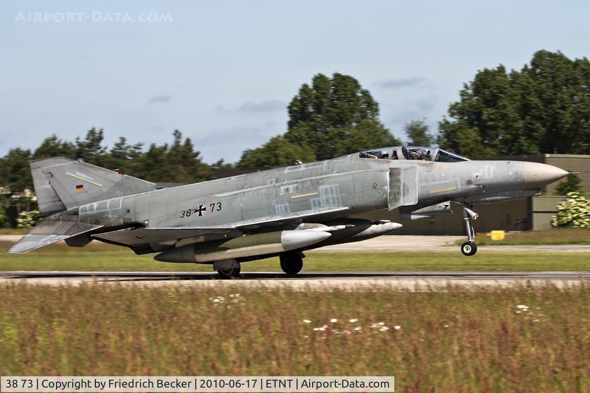 38 73, 1972 McDonnell Douglas F-4F Phantom II C/N 4791, touchdown