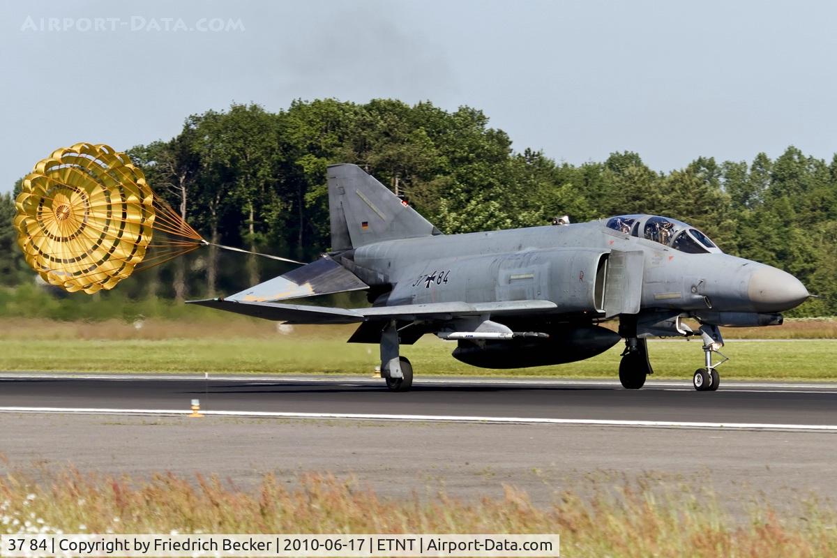 37 84, 1972 McDonnell Douglas F-4F Phantom II C/N 4559, decelerating after touchdown