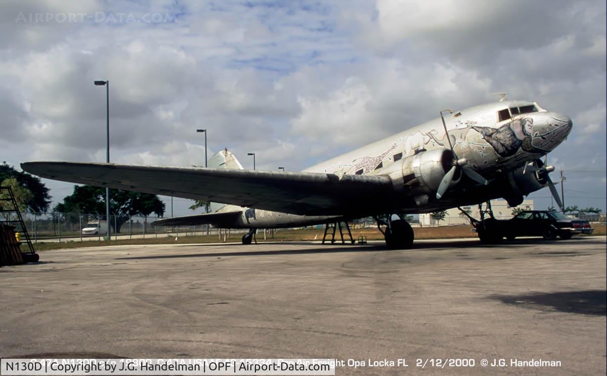 N130D, 1943 Douglas DC3C-S4C4G C/N 19800, at Opa Locka