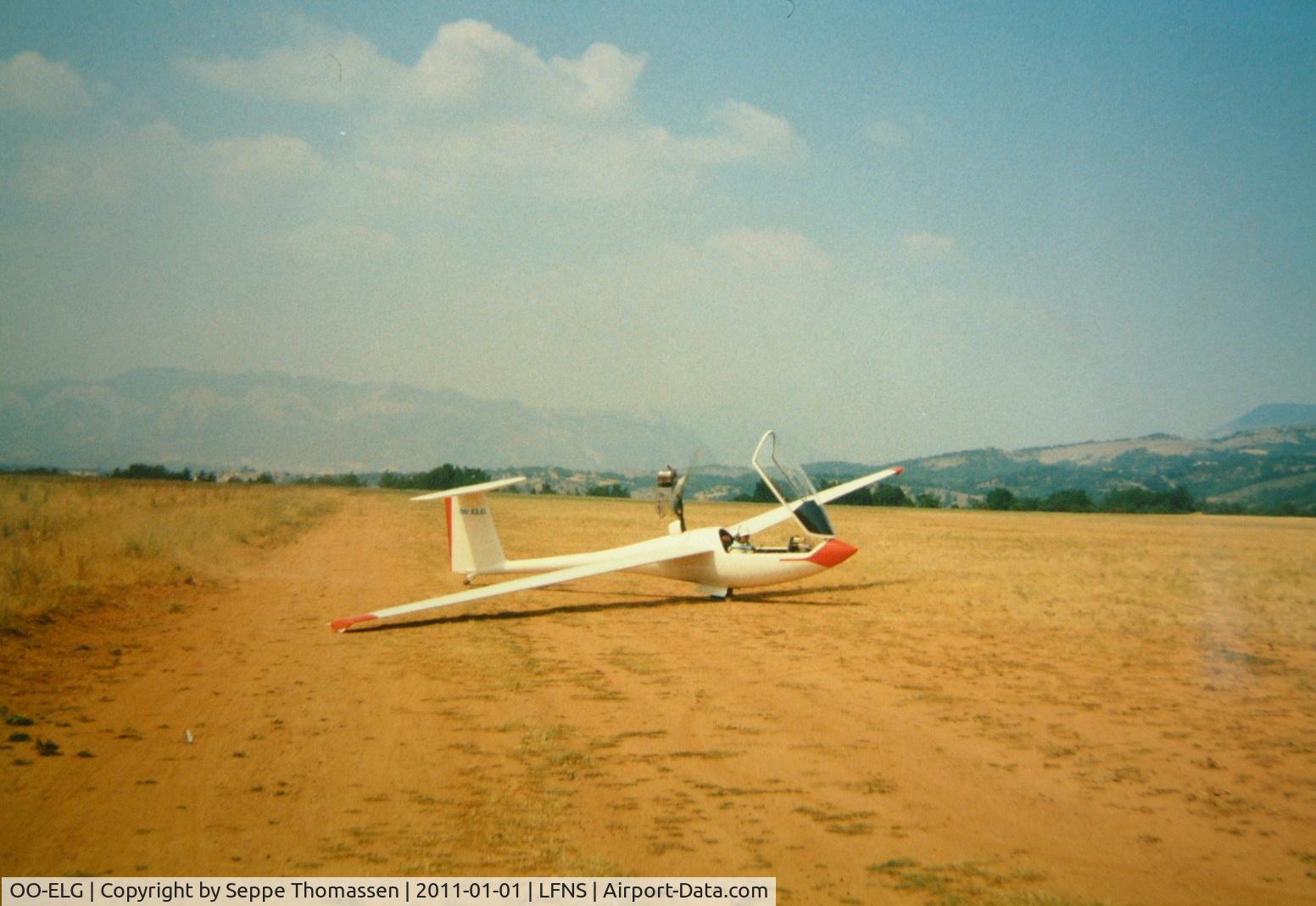 OO-ELG, 1979 Eiriavion PIK-20E C/N 20231, Just before take off at Sisteron LFNS