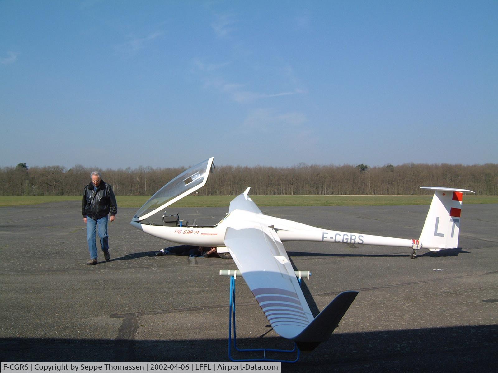 F-CGRS, 1991 Glaser-Dirks DG-600M C/N 6-86M32, before the summer 1992 at Bailleau-Armenonville France