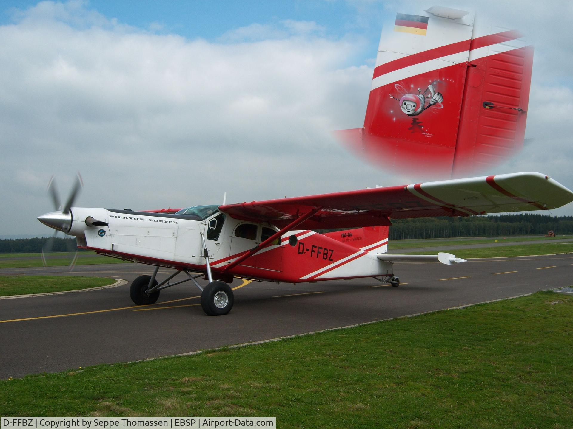 D-FFBZ, 1990 Pilatus PC-6/B2-H4 Turbo Porter C/N 869, Pilatus PC6 at Spa , shots where taken for the picture 
