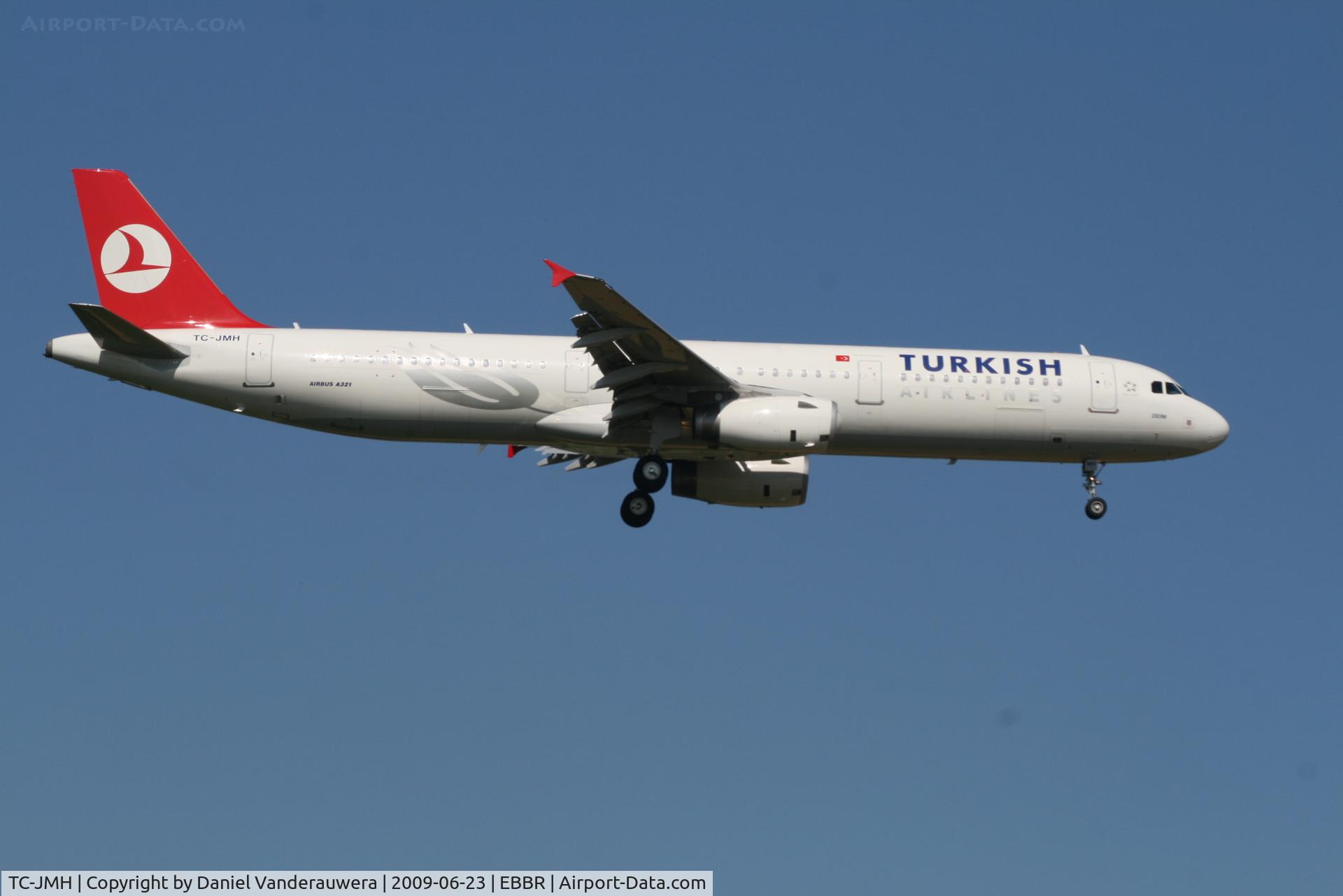 TC-JMH, 2008 Airbus A321-232 C/N 3637, Flight TK1937 is descending to RWY 02