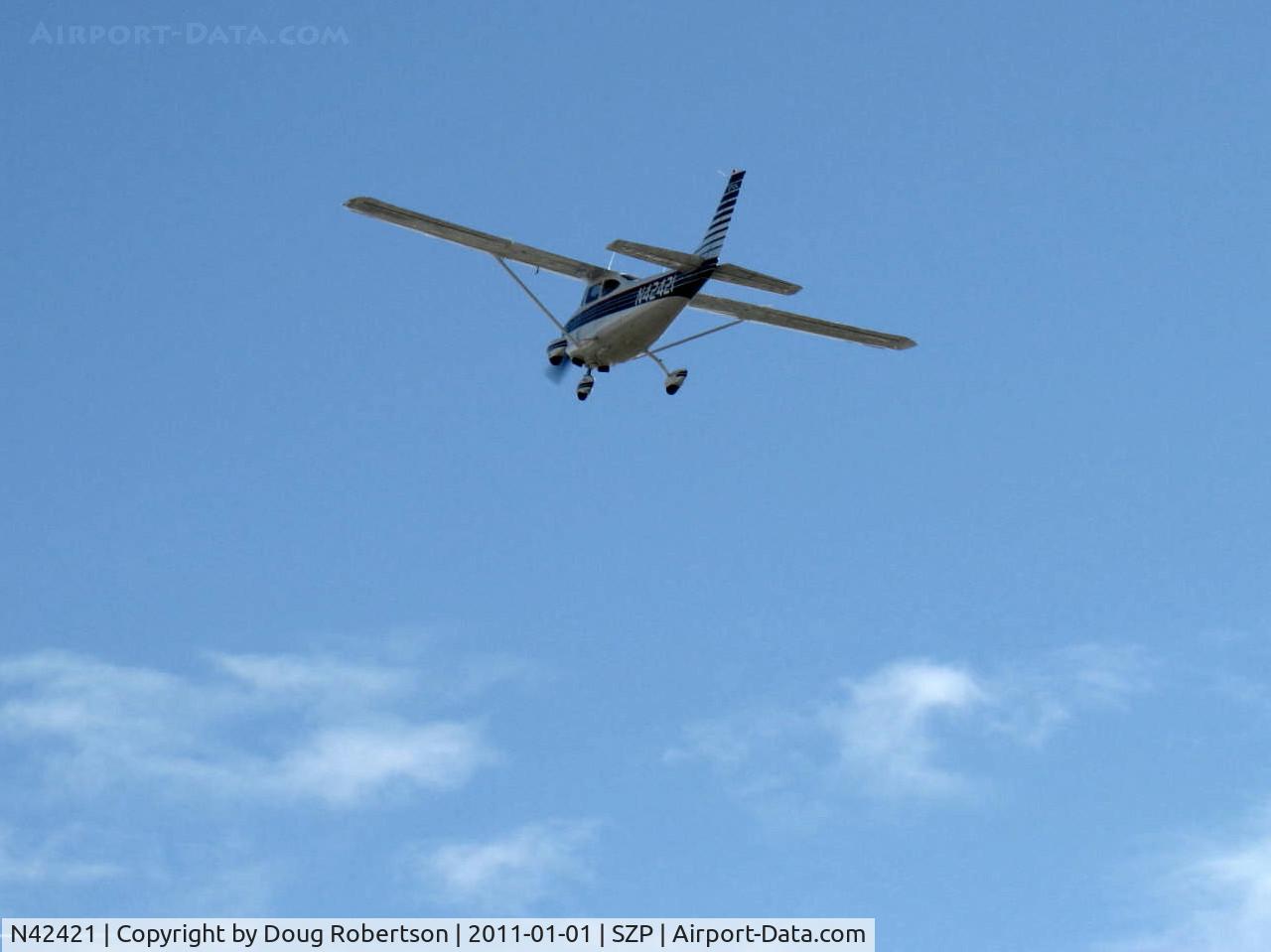 N42421, 1968 Cessna 182L Skylane C/N 18259011, 1968 Cessna 182L SKYLANE, STOL Mod, Continental O-470-S 230 Hp, departure