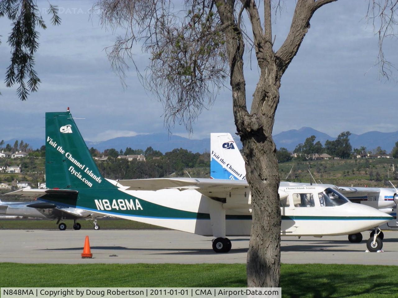 N848MA, 1989 Britten-Norman BN-2B Islander C/N 2210, 1989 Britten-Norman BN-2B ISLANDER, two Lycoming IO-540-E4C5 260 Hp each