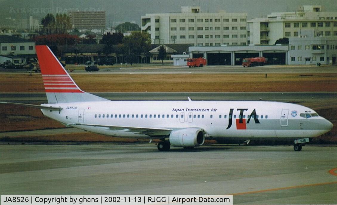 JA8526, 1997 Boeing 737-4Q3 C/N 26606, Japan Transocean Air