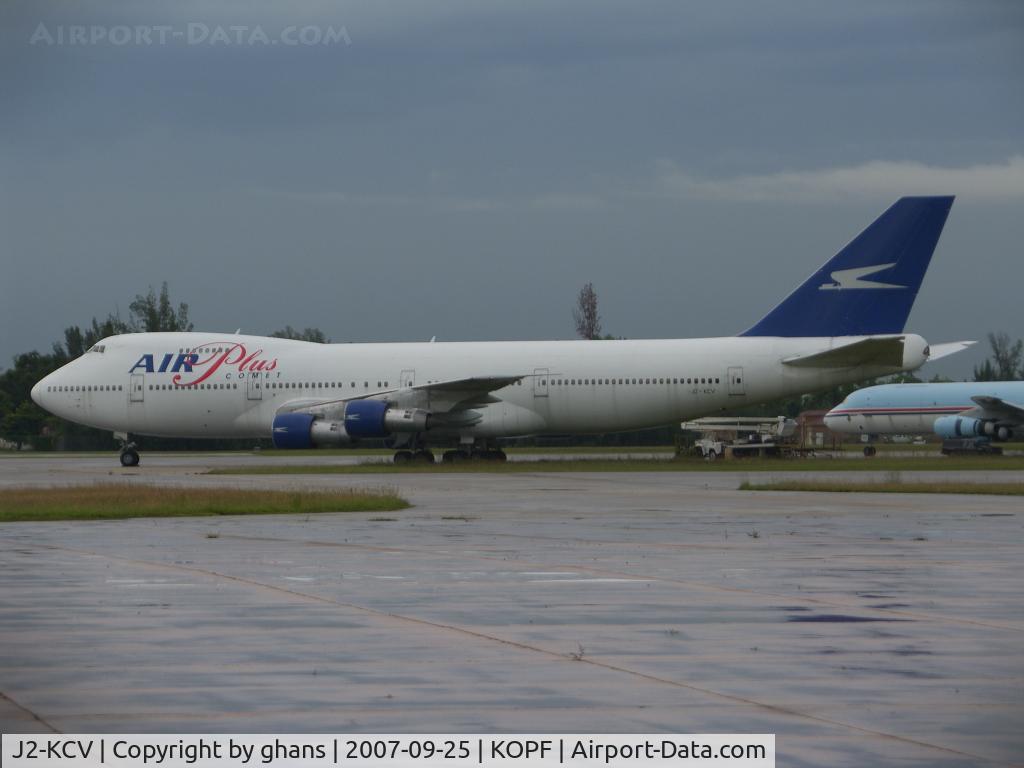J2-KCV, 1980 Boeing 747-212B C/N 21938, Parked @ Opa Locka