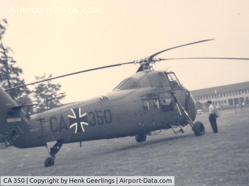 CA 350, Sikorsky H-34G.II (S-58A) C/N 58-1093, German Army , Rheidahlen NATO HQ 2-ATAF, June 1962