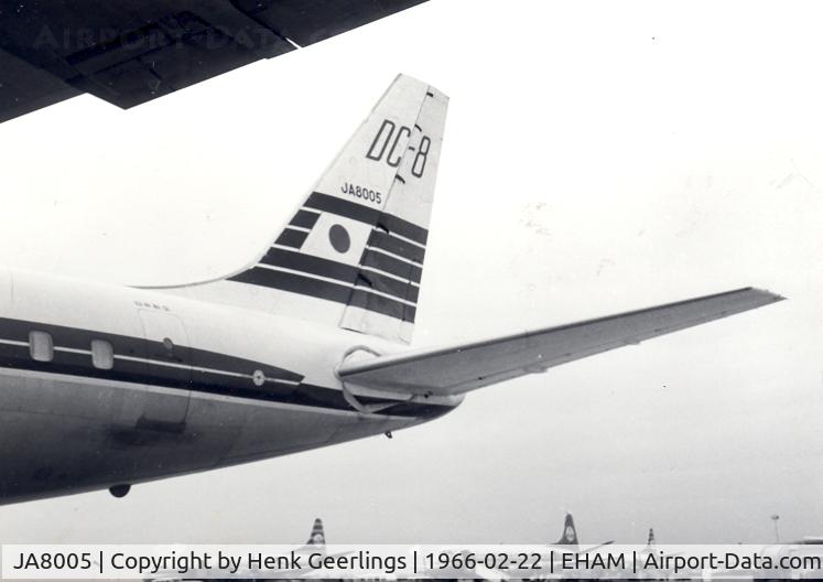 JA8005, 1960 Douglas DC-8-33 C/N 45421, Japan Air Lines, Tail DC-8-32