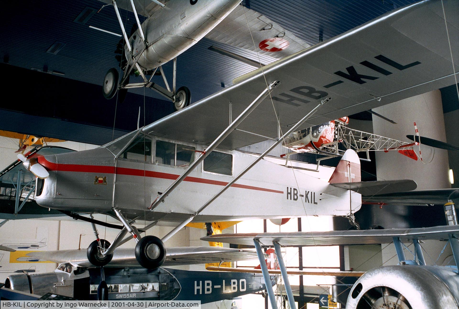 HB-KIL, 1930 Comte AC-4 Gentleman C/N 35, Comte AC-4 Gentleman at the Verkehrshaus der Schweiz, Luzern