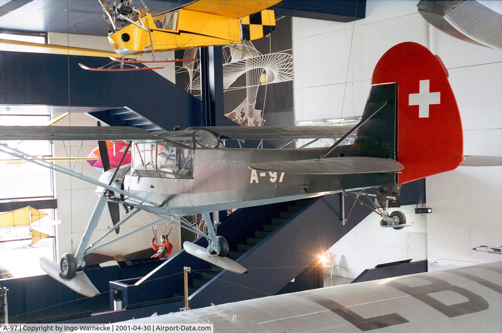 A-97, Fieseler Fi-156C-3 Storch C/N 8063, Fieseler Fi-156C-3 Storch at the Verkehrshaus der Schweiz, Luzern
