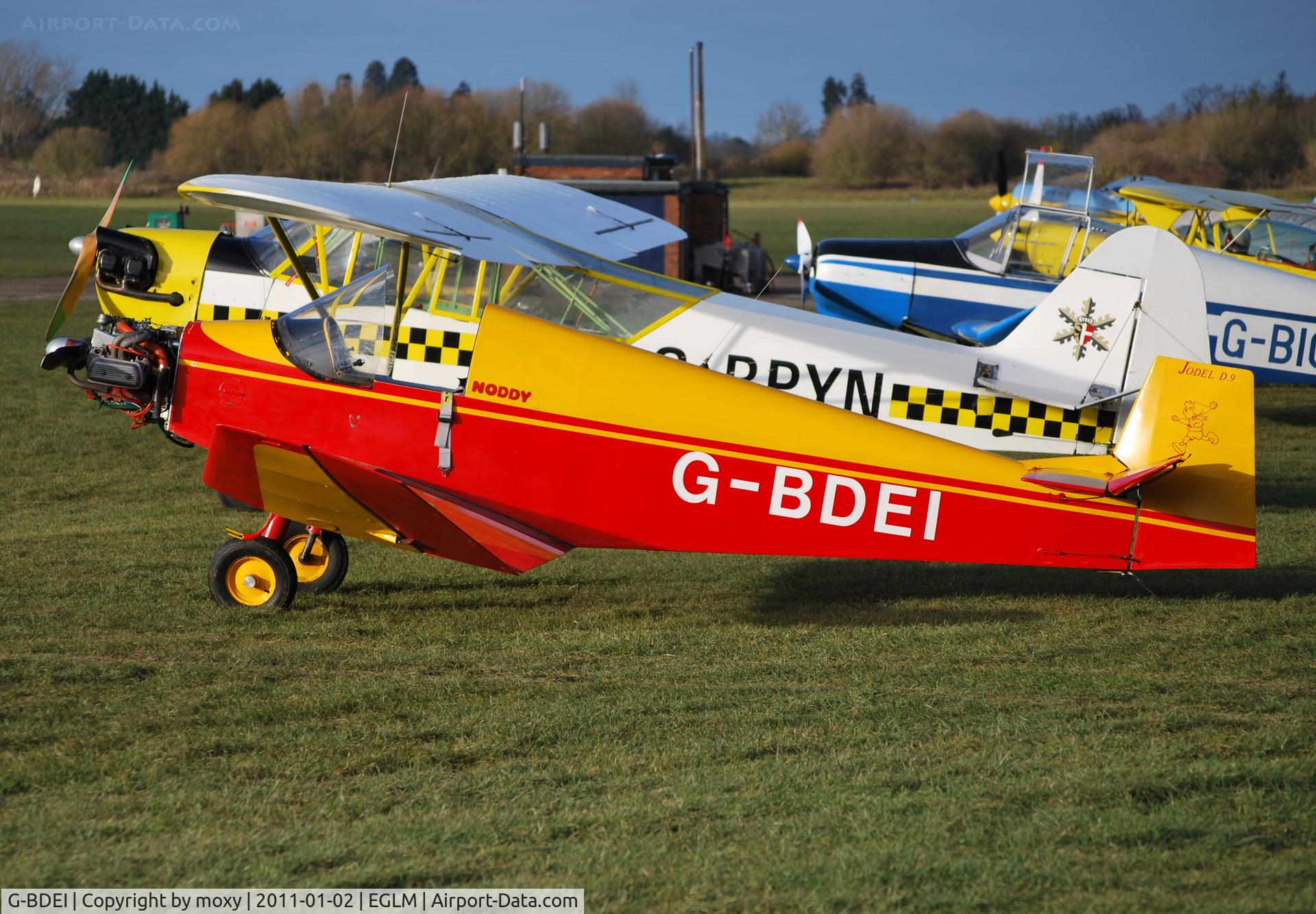 G-BDEI, 1977 Jodel D-9 Bebe C/N PFA 936, Jodel D9 