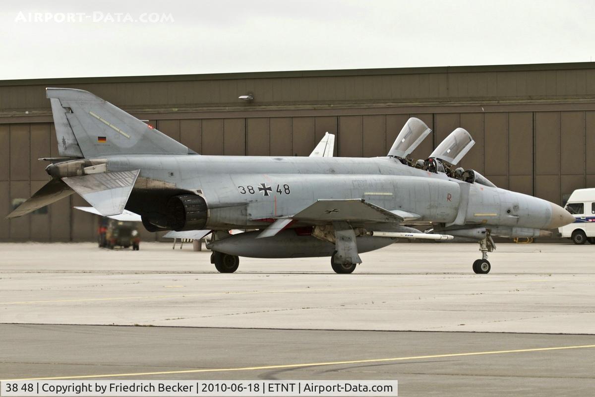 38 48, 1972 McDonnell Douglas F-4F Phantom II C/N 4747, taxying to the active