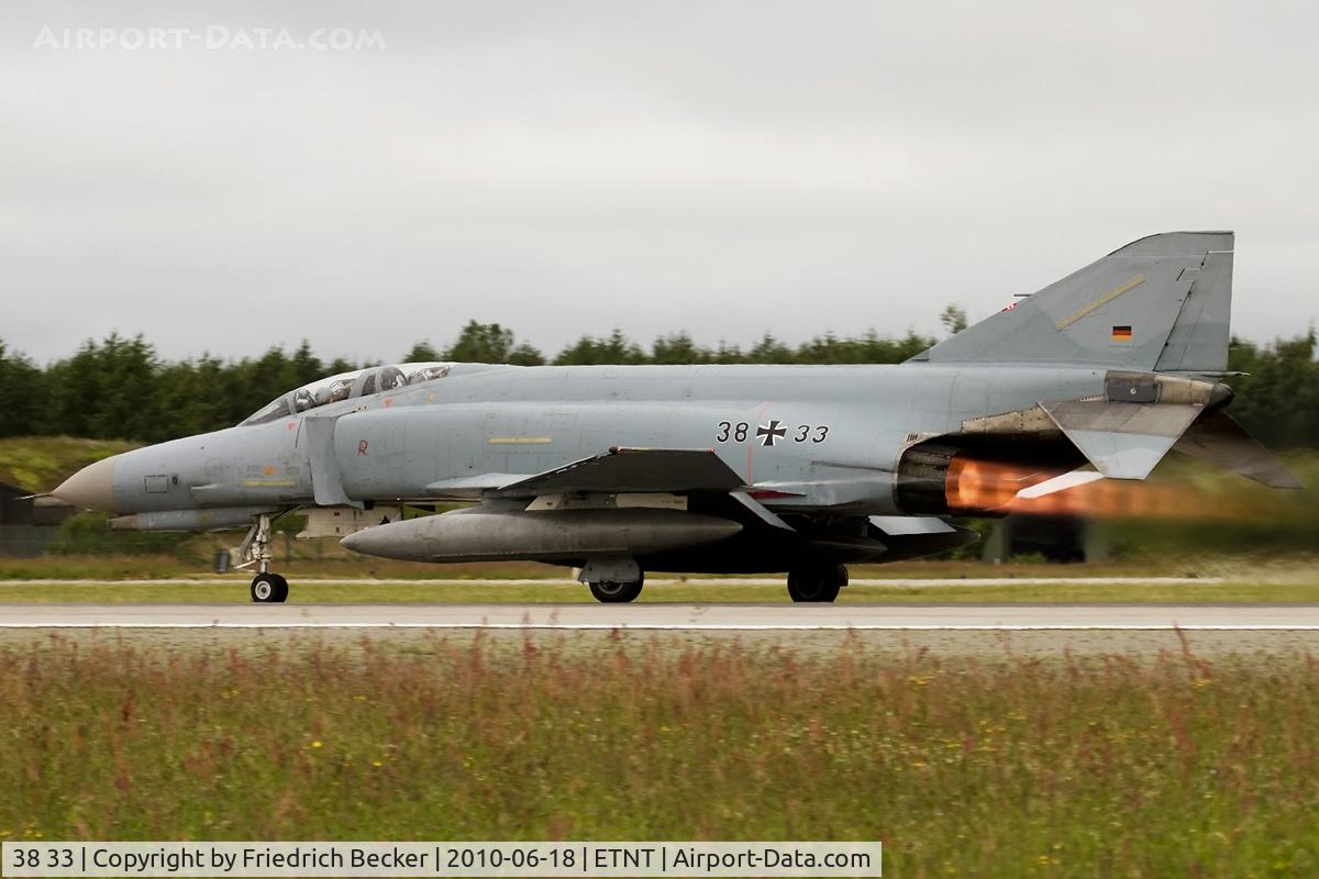 38 33, 1972 McDonnell Douglas F-4F Phantom II C/N 4704, departure
