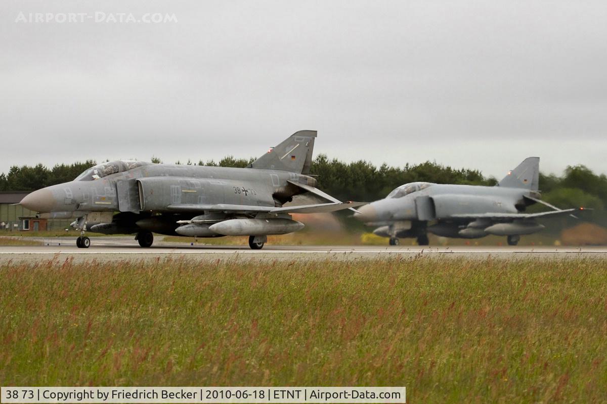 38 73, 1972 McDonnell Douglas F-4F Phantom II C/N 4791, departure