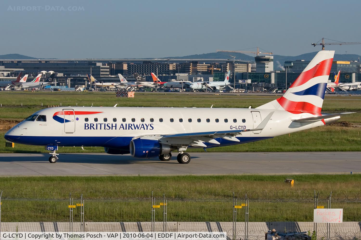 G-LCYD, 2009 Embraer 170STD (ERJ-170-100STD) C/N 17000294, British Airways
