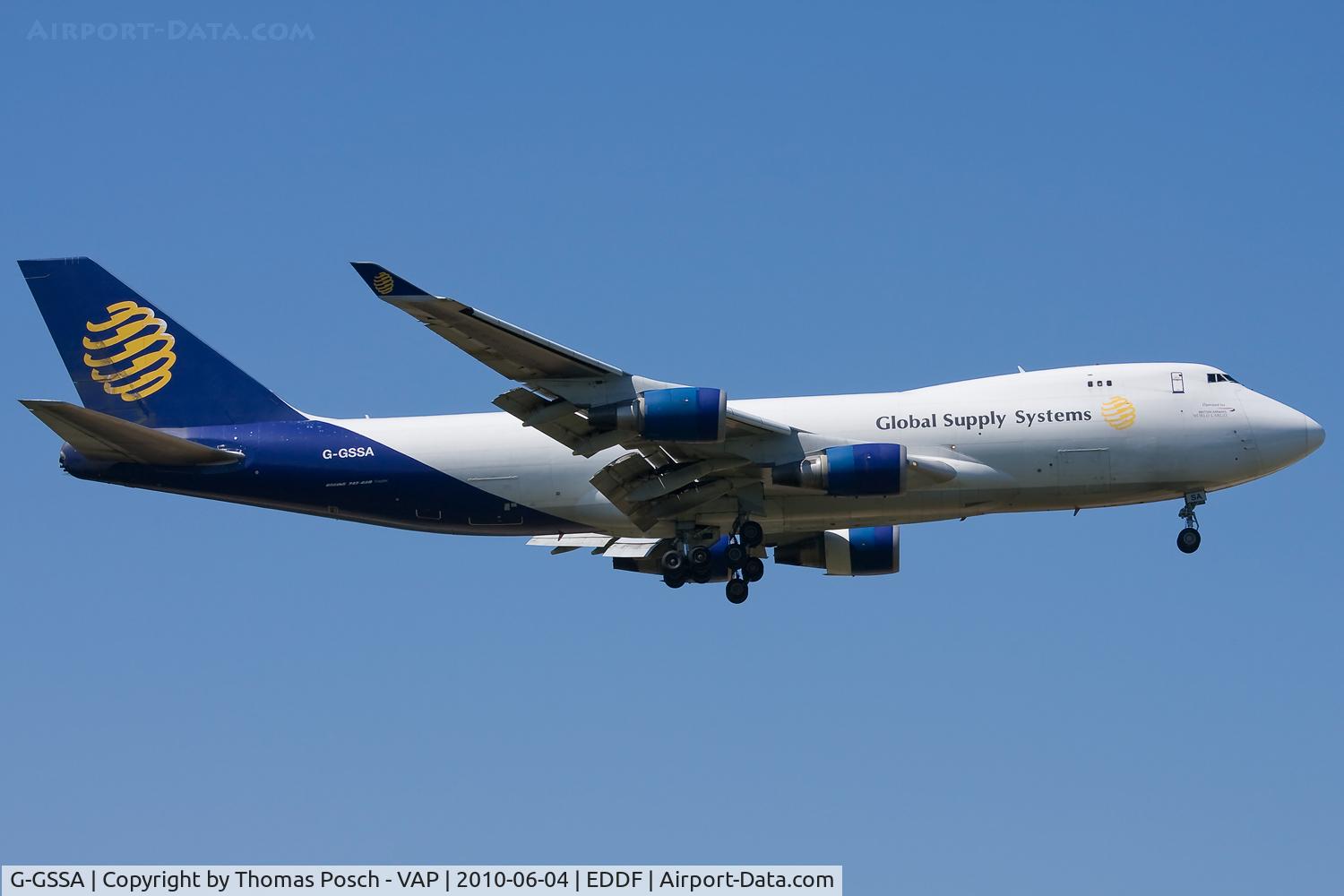 G-GSSA, 1999 Boeing 747-47UF C/N 29256, Global Supply Systems