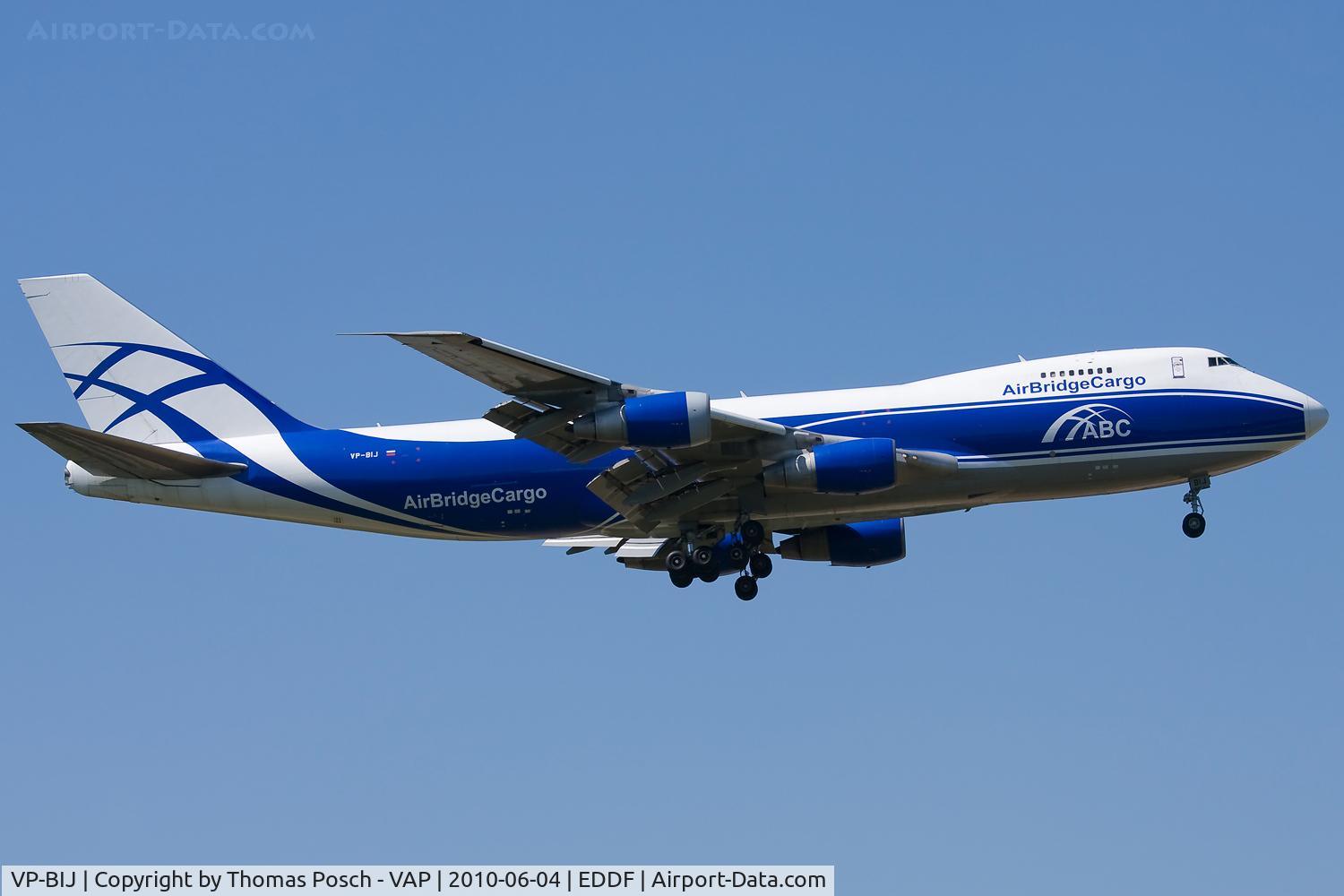 VP-BIJ, 1991 Boeing 747-281F/SCD C/N 25171, Air Bridge Cargo
