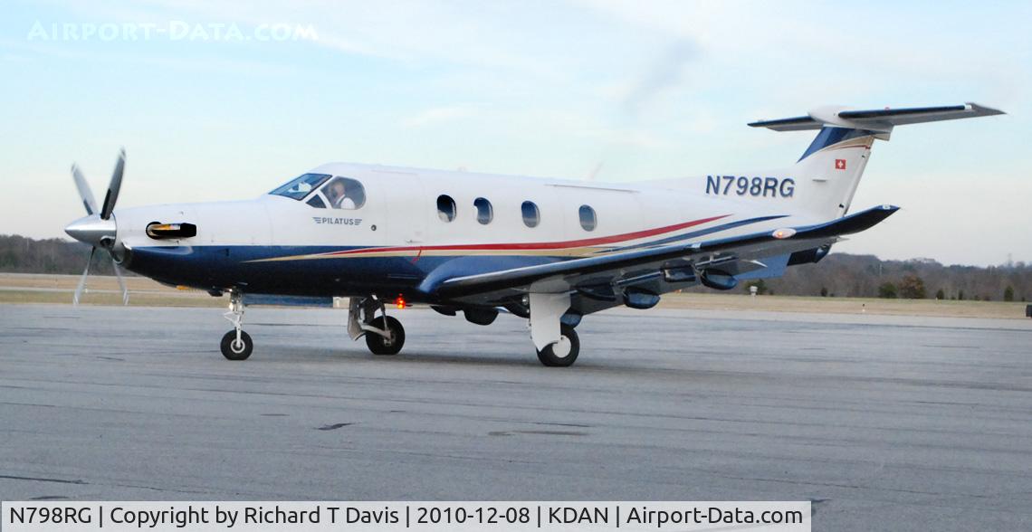 N798RG, 2007 Pilatus PC-12/47 C/N 798, 2007 Pilatus PC-12/47 at Danville Regional Airport ..