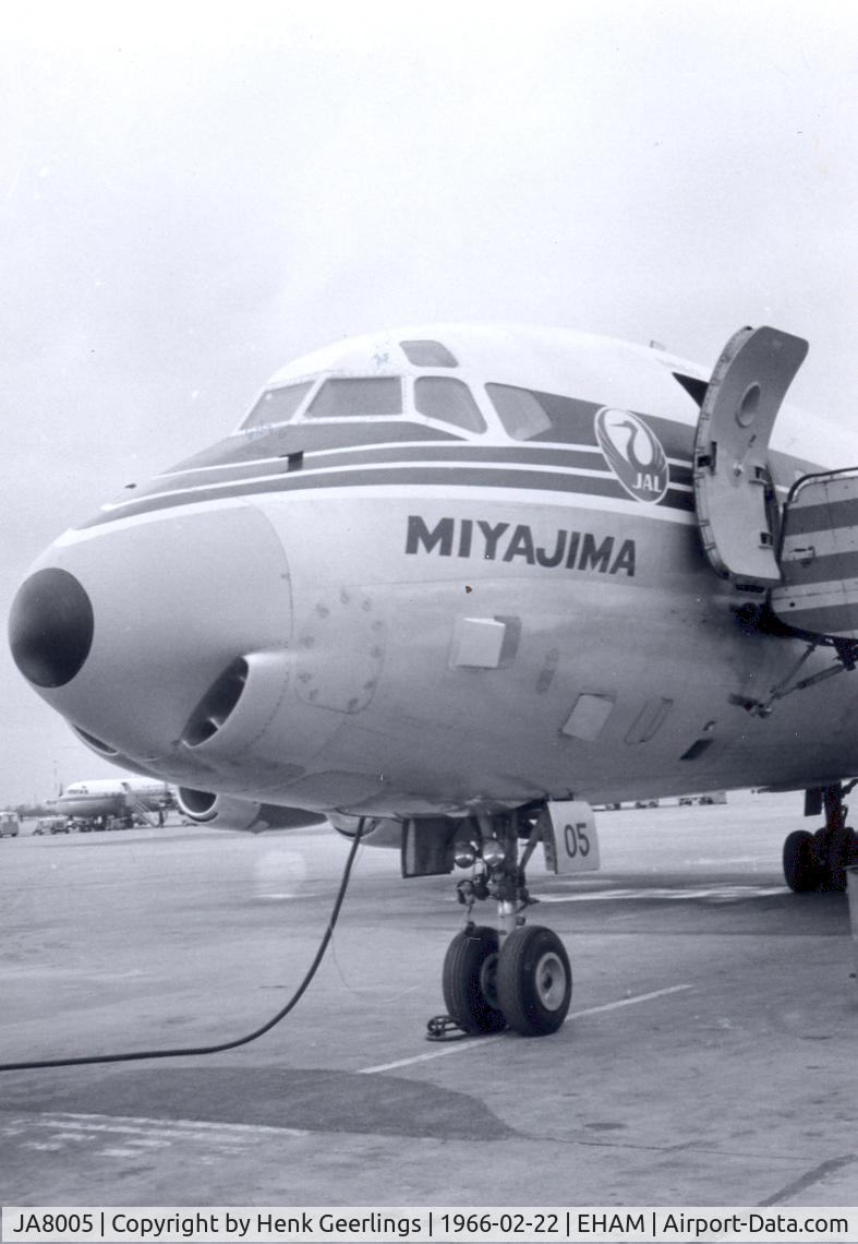 JA8005, 1960 Douglas DC-8-33 C/N 45421, Japan Air Lines