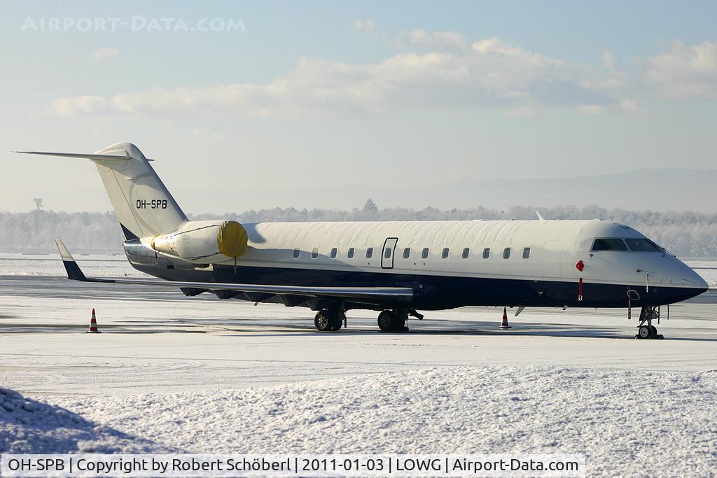 OH-SPB, 2006 Canadair Challenger 850 (CL-600-2B19) C/N 8056, OH-SPB @ LOWG