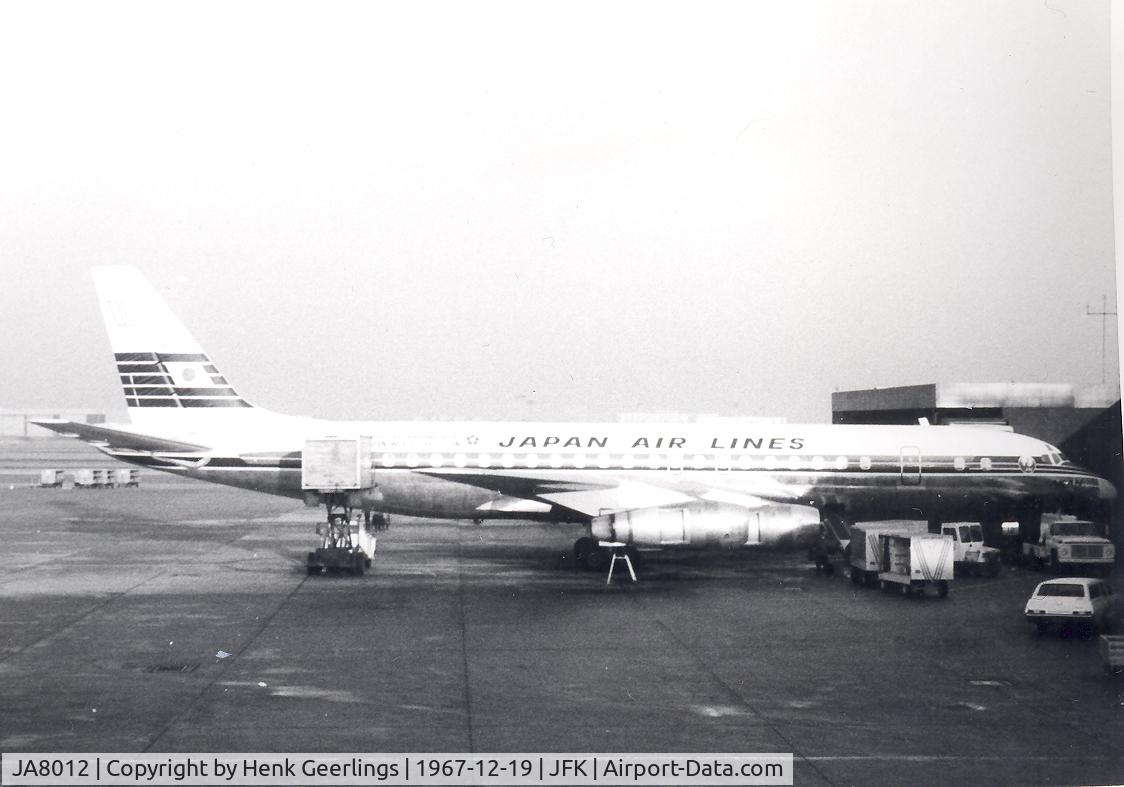 JA8012, 1964 Douglas DC-8-53 C/N 45680, New York , JFK , Japan Air Lines , DC-8-53
