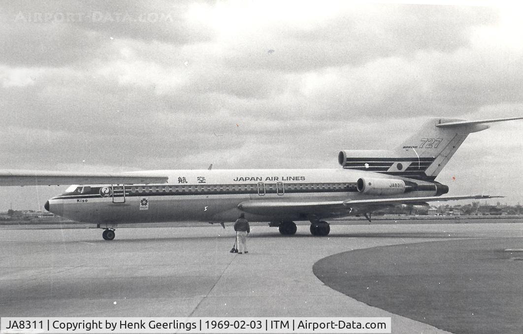 JA8311, 1966 Boeing 727-46 C/N 18878, Japan Air Lines , B727-46