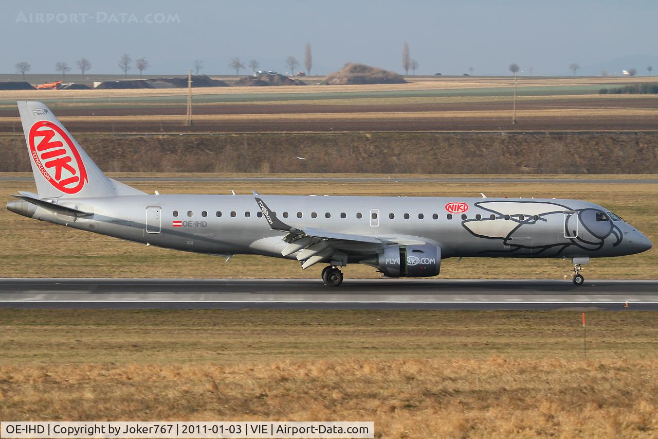 OE-IHD, 2010 Embraer E190 (ERJ-190-100) C/N 19000354, NIKI