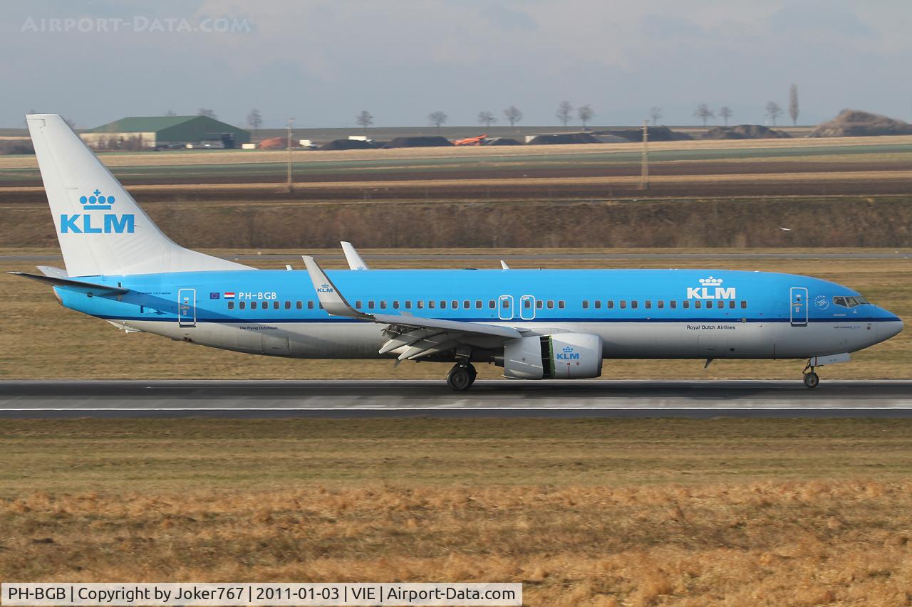 PH-BGB, 2008 Boeing 737-8K2 C/N 37594, KLM - Royal Dutch Airlines