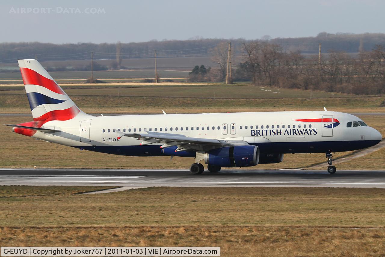 G-EUYD, 2008 Airbus A320-232 C/N 3726, British Airways
