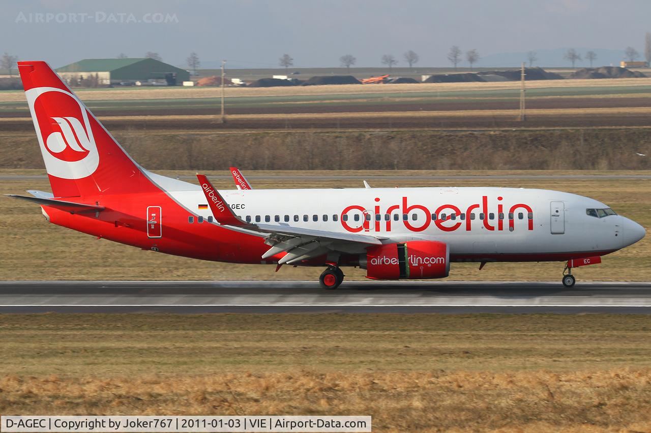 D-AGEC, 2009 Boeing 737-76J C/N 36118, Air Berlin