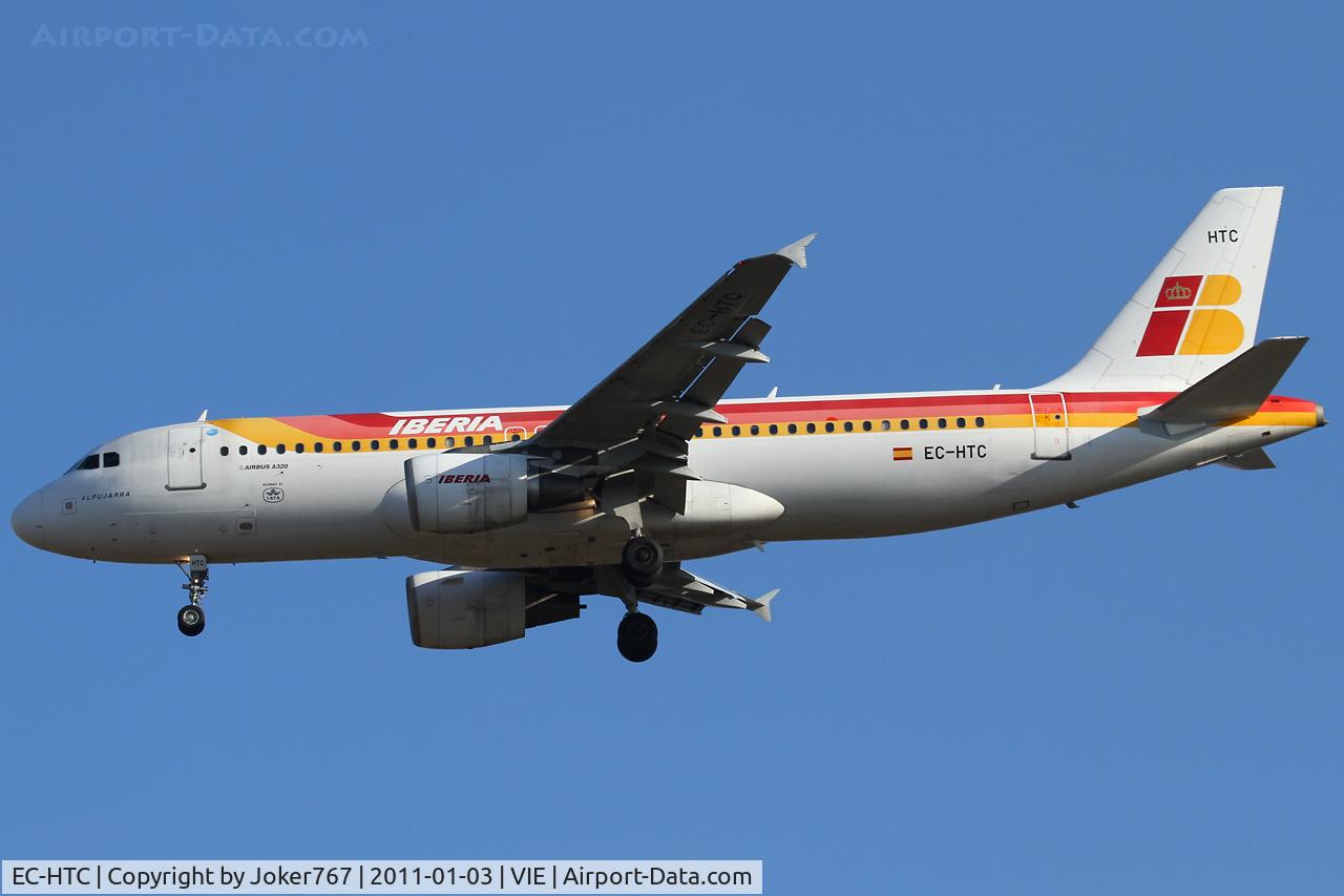 EC-HTC, 2001 Airbus A320-214 C/N 1540, Iberia