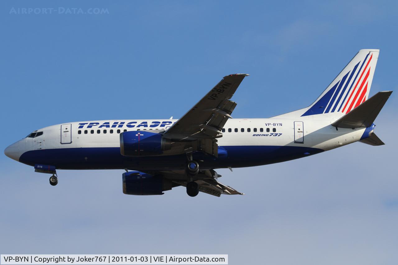 VP-BYN, 1998 Boeing 737-524 C/N 28924, Transaero