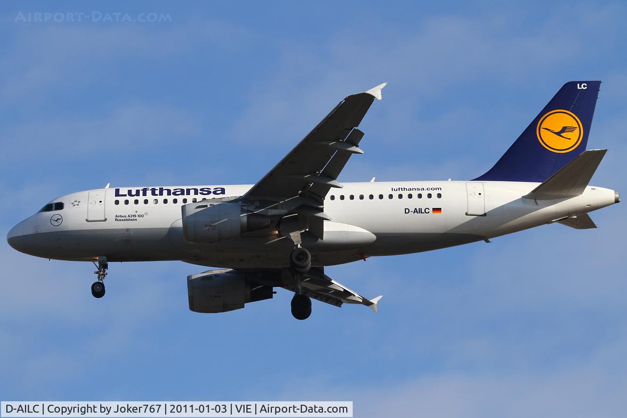 D-AILC, 1996 Airbus A319-114 C/N 616, Lufthansa