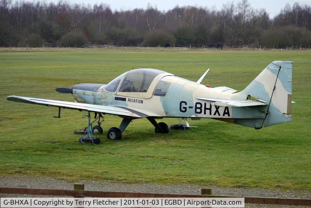 G-BHXA, 1980 Scottish Aviation Bulldog Series 120 Model 1210 C/N BH120/407, 1980 British Aerospace BULLDOG SERIES 120 MODEL 1210, c/n: BH120/407 at Derby Eggington