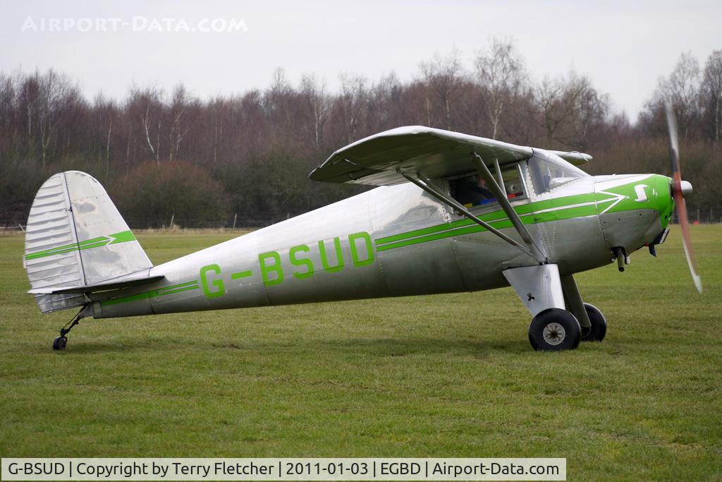 G-BSUD, 1941 Luscombe 8A Silvaire C/N 1745, 1941 Luscombe Airplane Corporation LUSCOMBE 8A, c/n: 1745 at Derby Eggington