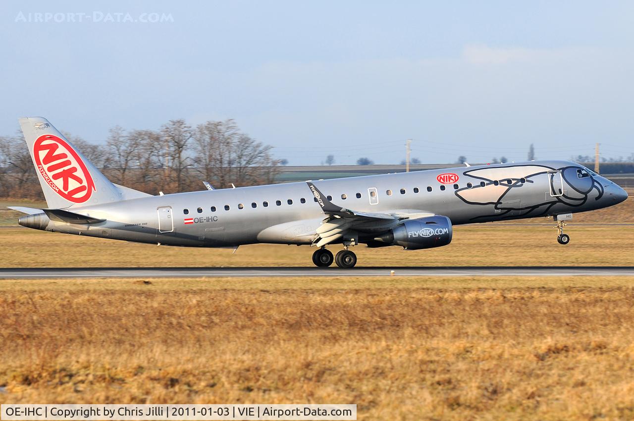 OE-IHC, 2010 Embraer 190LR (ERJ-190-100LR) C/N 19000349, NLY