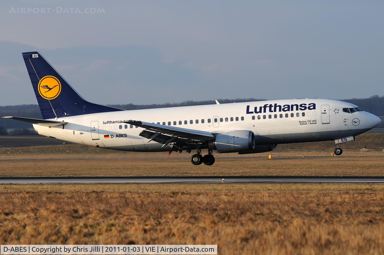 D-ABES, 1992 Boeing 737-330 C/N 26432, DLH