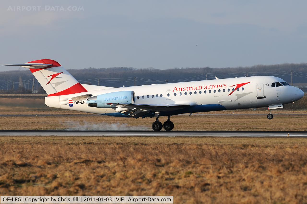 OE-LFG, 1995 Fokker 70 (F-28-0070) C/N 11549, AUA