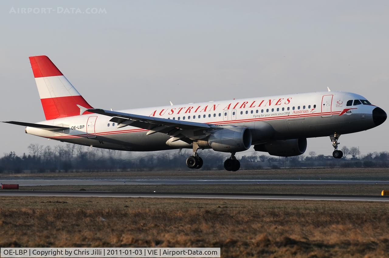 OE-LBP, 1998 Airbus A320-214 C/N 797, AUA