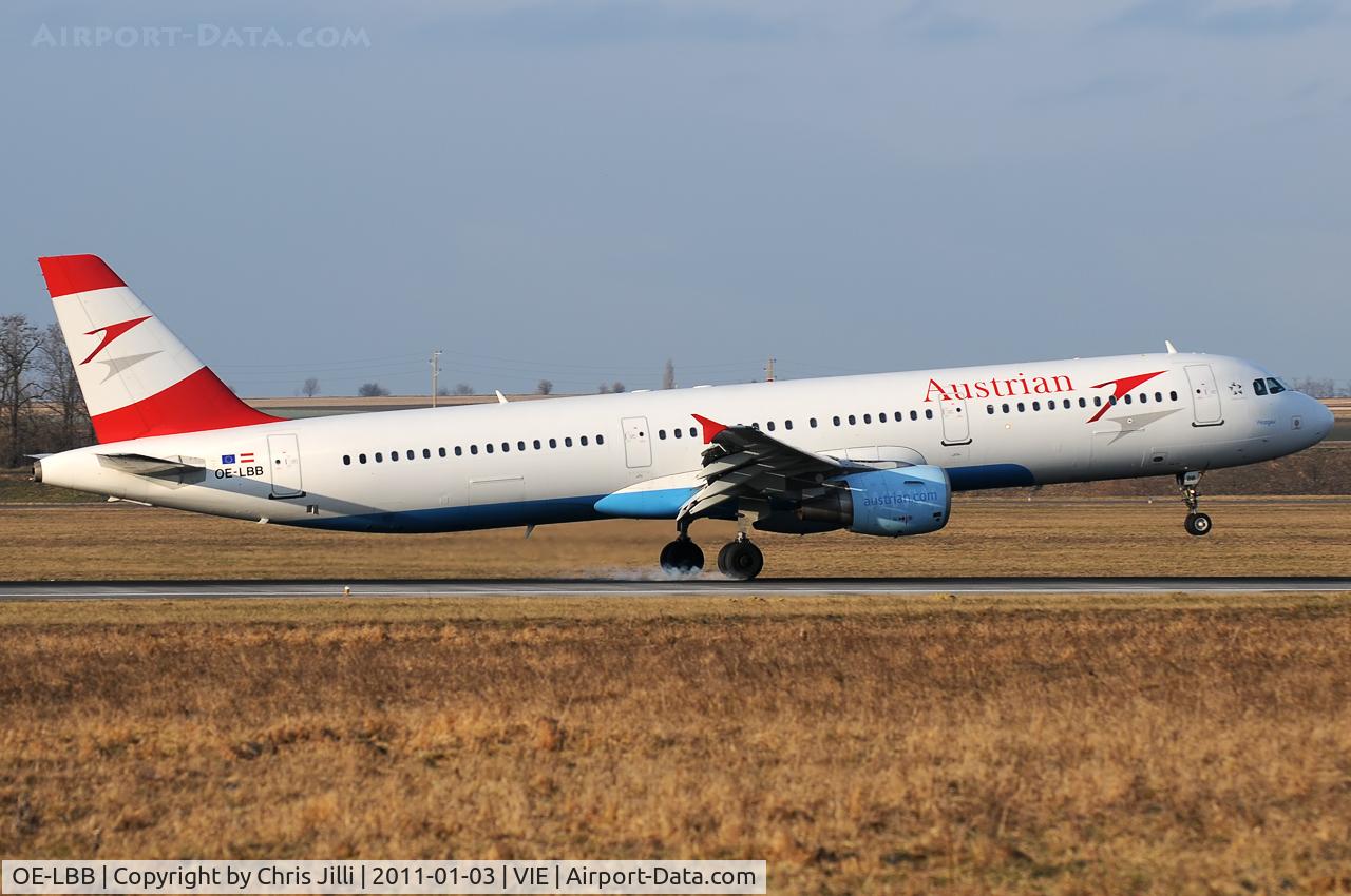 OE-LBB, 1995 Airbus A321-111 C/N 570, AUA