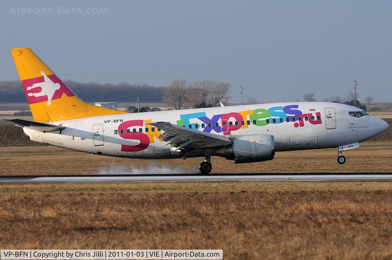 VP-BFN, 1990 Boeing 737-53A C/N 24922, SXR