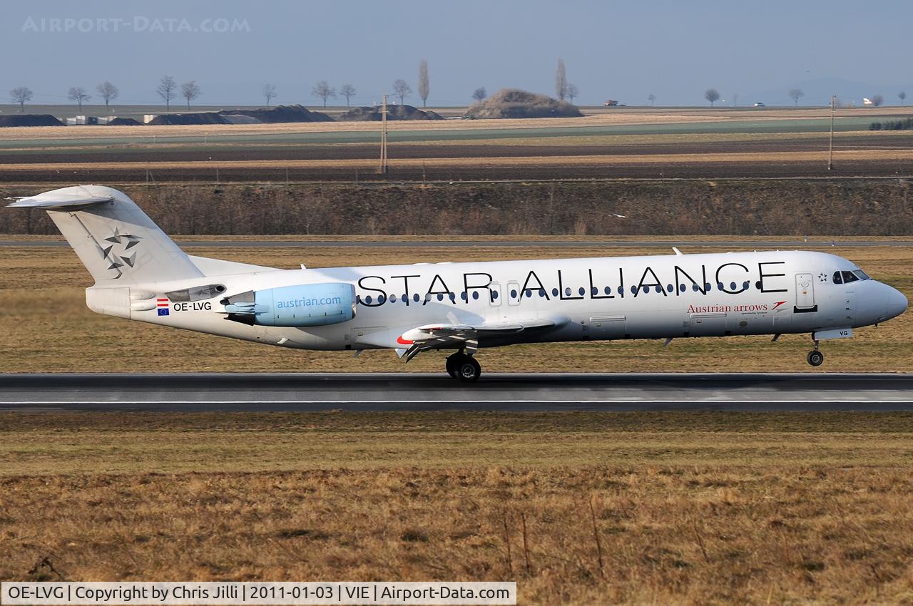 OE-LVG, 1994 Fokker 100 (F-28-0100) C/N 11520, TYR