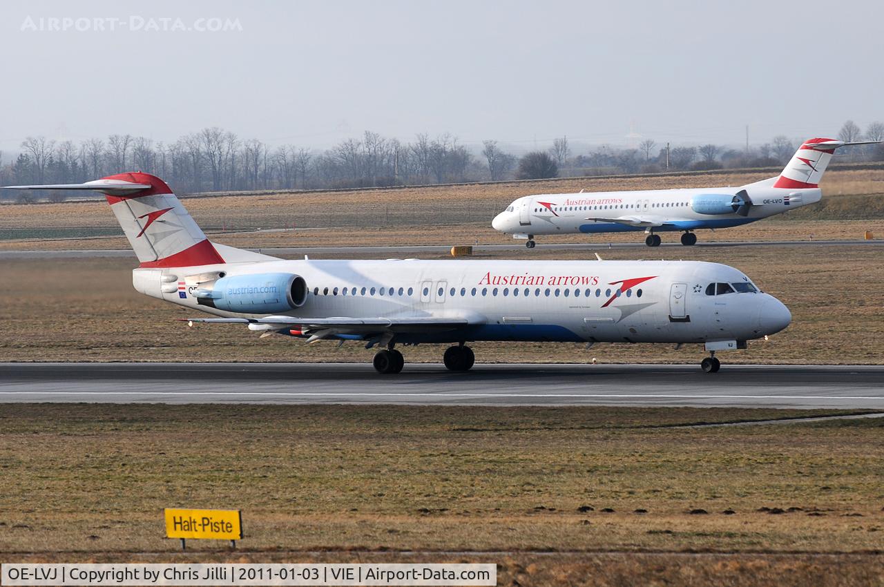 OE-LVJ, 1991 Fokker 100 (F-28-0100) C/N 11359, TYR