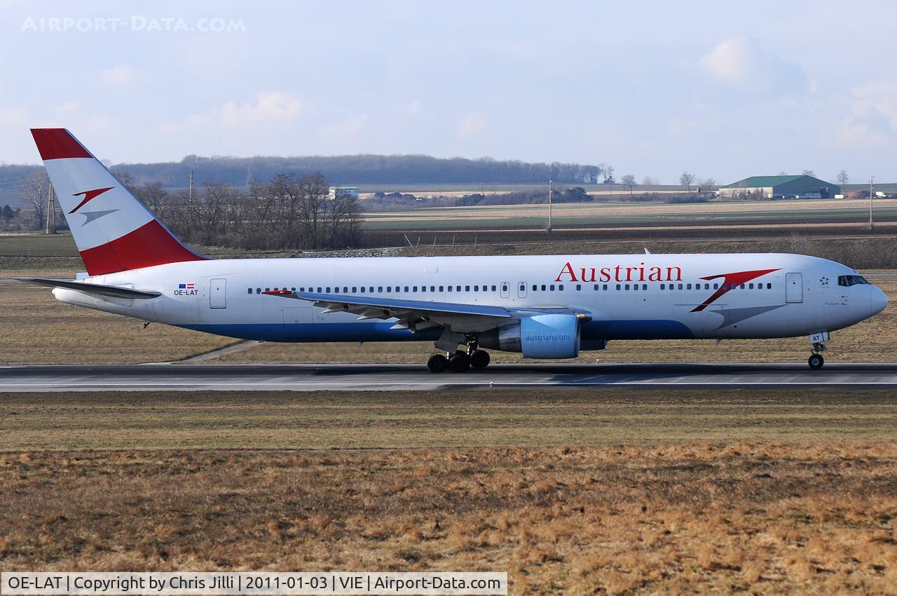 OE-LAT, 1991 Boeing 767-31A C/N 25273, AUA