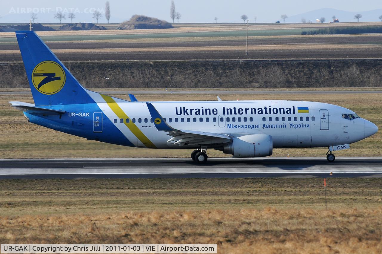 UR-GAK, 1992 Boeing 737-5Y0 C/N 26075, Ukraine Intl.