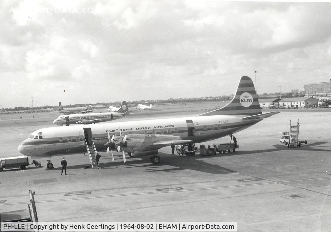 PH-LLE, 1960 Lockheed L-188C Electra C/N 2012, KLM , Lockheed Electra at SPL