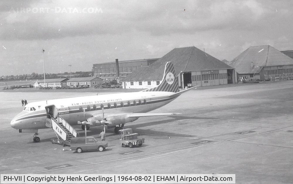 PH-VII, 1957 Vickers Viscount 803 C/N 180, KLM Viscount